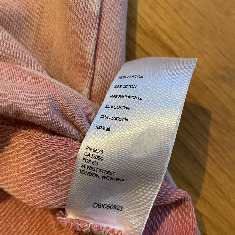 Anthropologie Maeve Long Sleeve Sweater Shirt Puff Shoulder Pink Sz XS Tie Neck - Picture 9 of 9